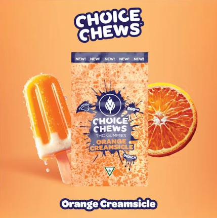 Photograph of Product: Choice Chews | Orange Creamsicle | 200mg