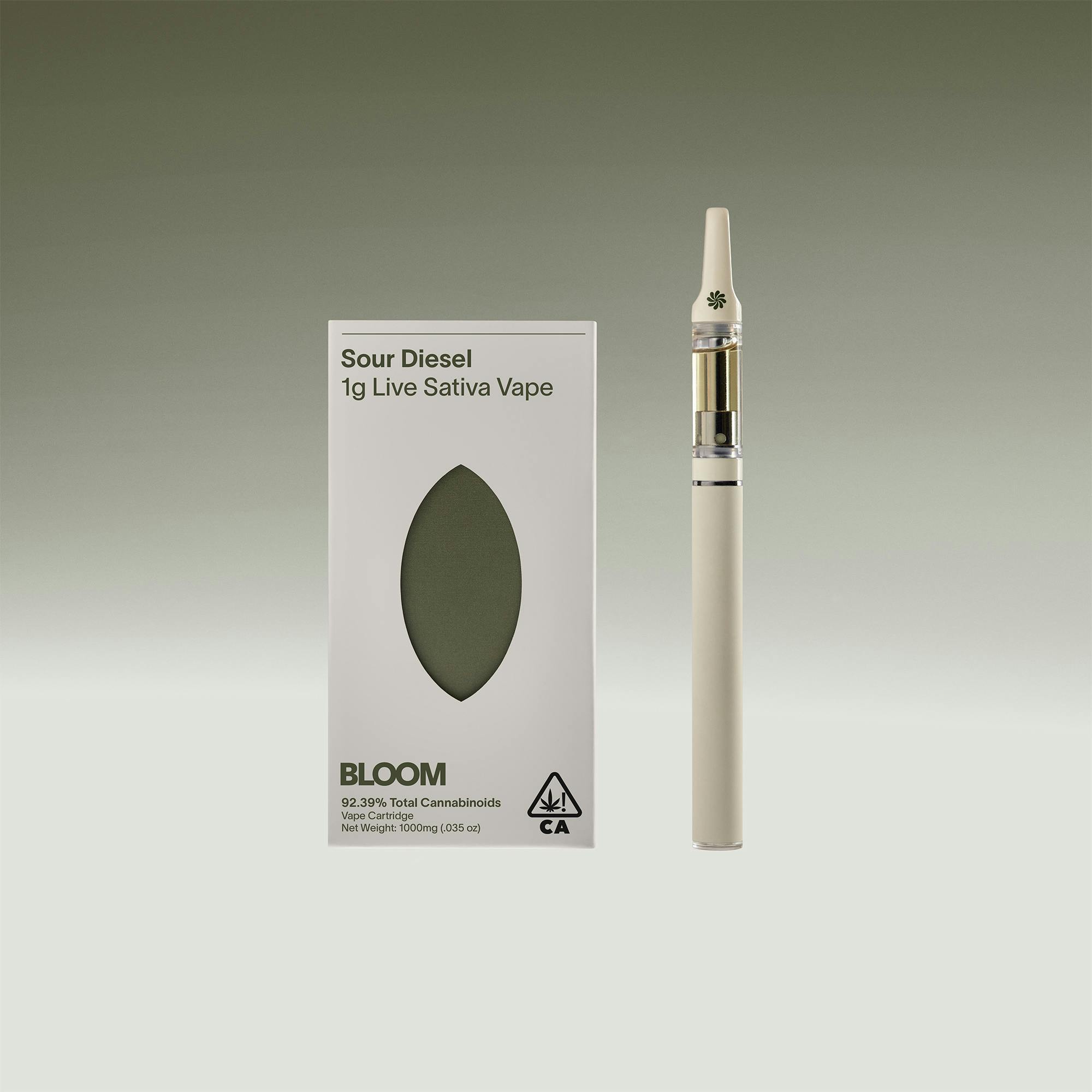 Photograph of product: SUPER SOUR DIESEL LIVE 1G VAPE CARTRIDGE