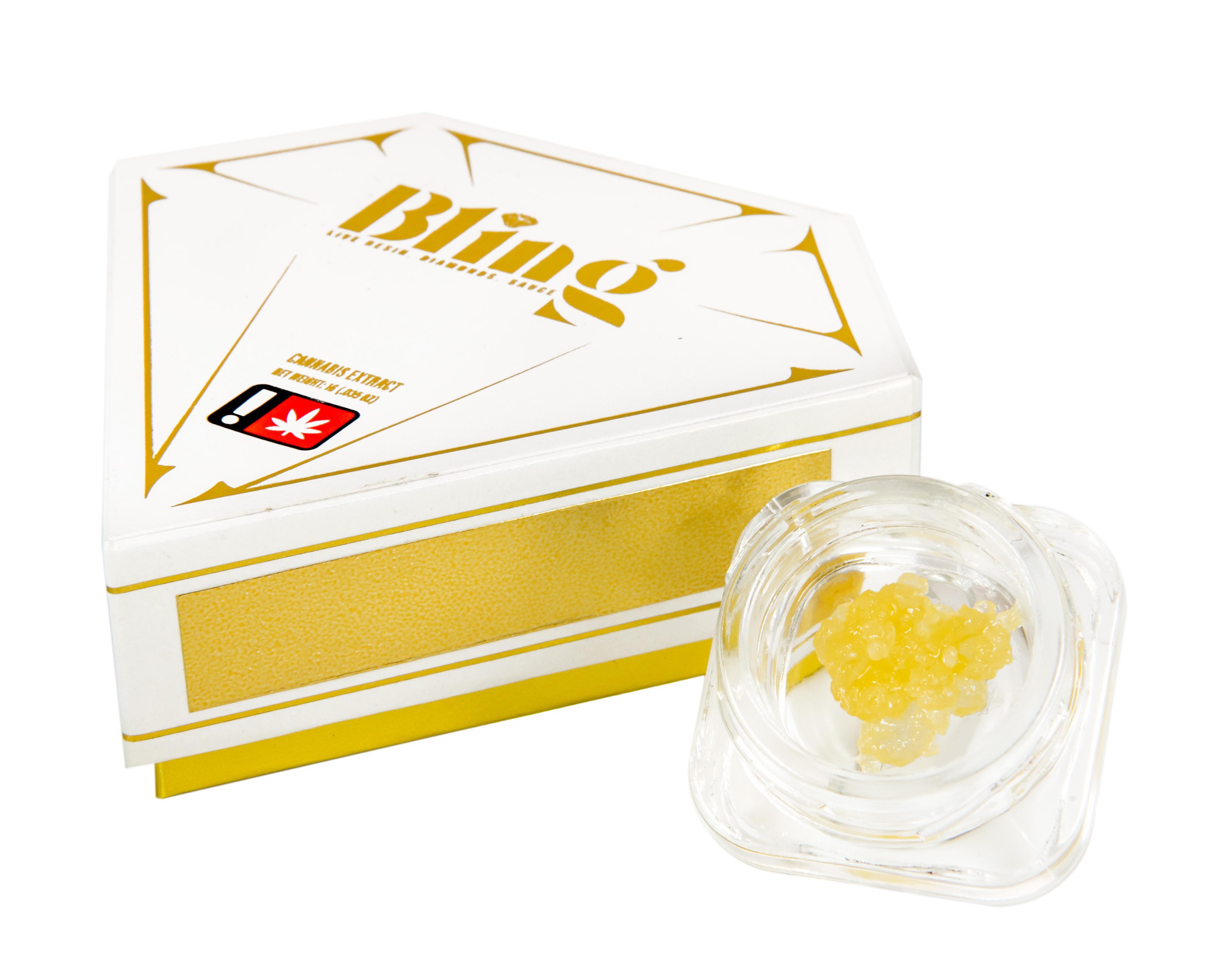 Photograph of product: Bling - Punch Breath (I) - Live Resin Diamonds & Sauce 1g