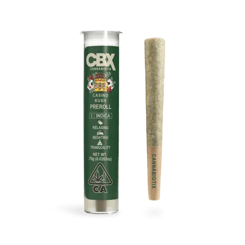 Photograph of product: Casino Kush [I] Pre-Roll | CBX