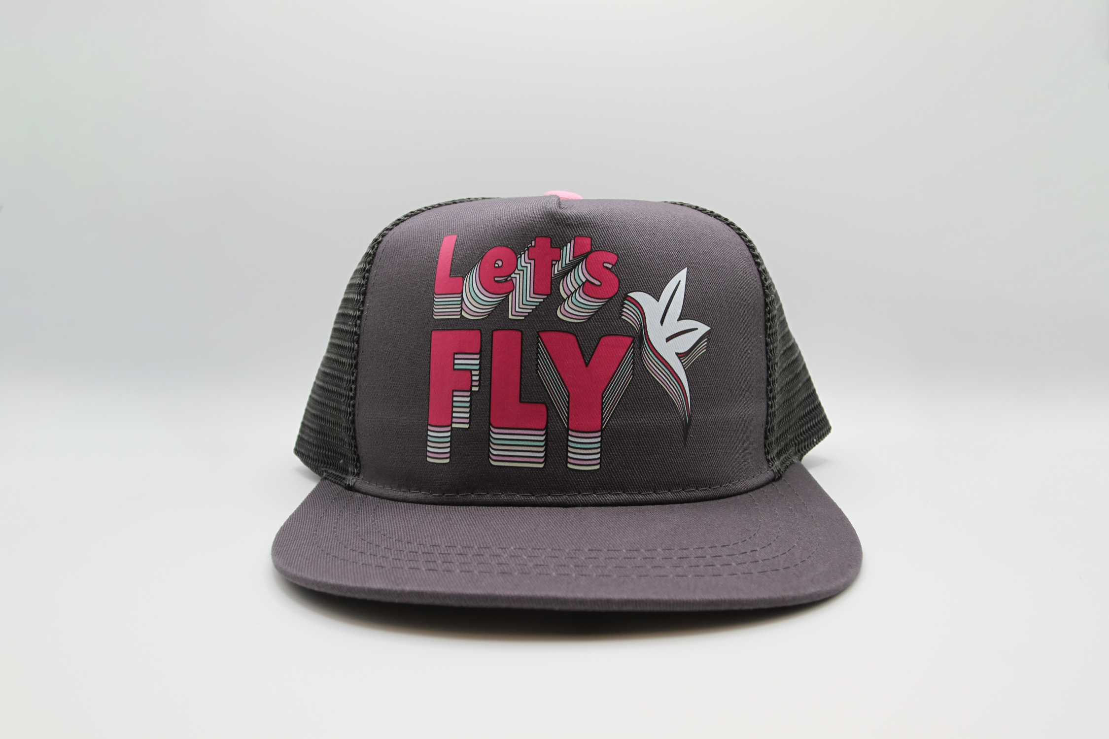 Photograph of product: Lets Fly Trucker Hat  Retro Vibes, Limitless Dreams