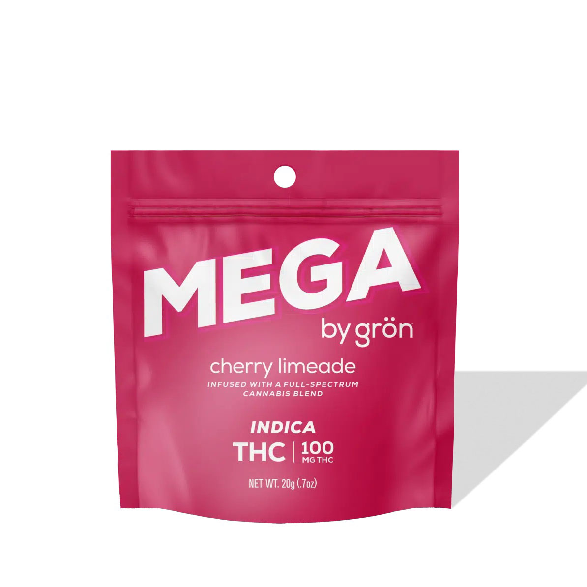 Photograph of product: Grn | Mega Pearl | Cherry Limeade | 100mg
