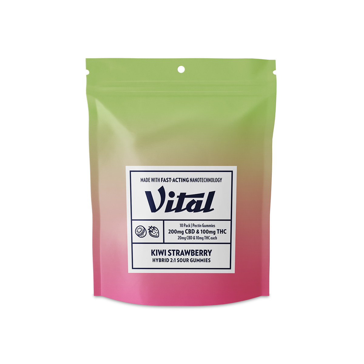 Photograph of product: Kiwi Strawberry 2:1 Cbd