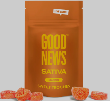 Photograph of product: 10ct/10mg Live Resin Troches (Mango)
