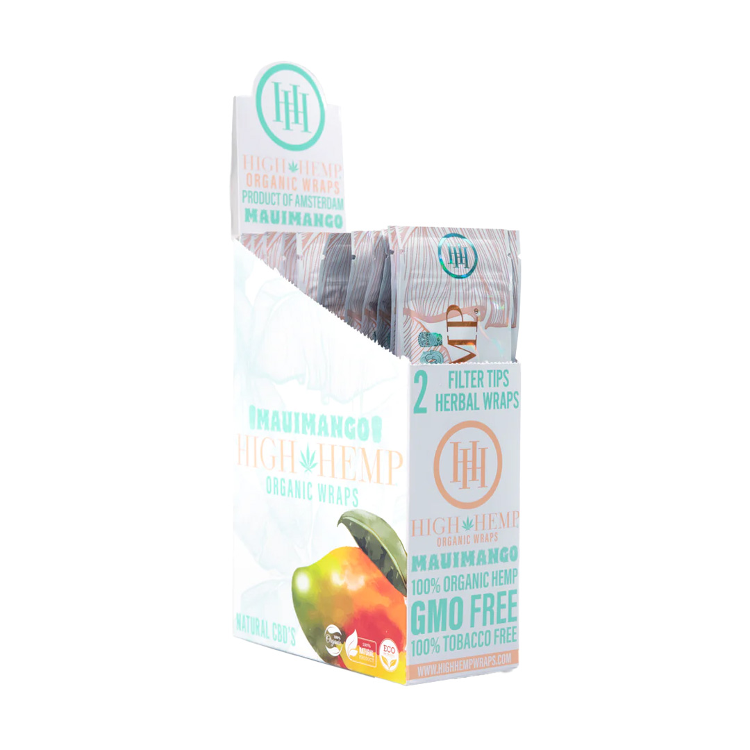Photograph of product: High Hemp | 2pk Hemp Wraps | Maui Mango