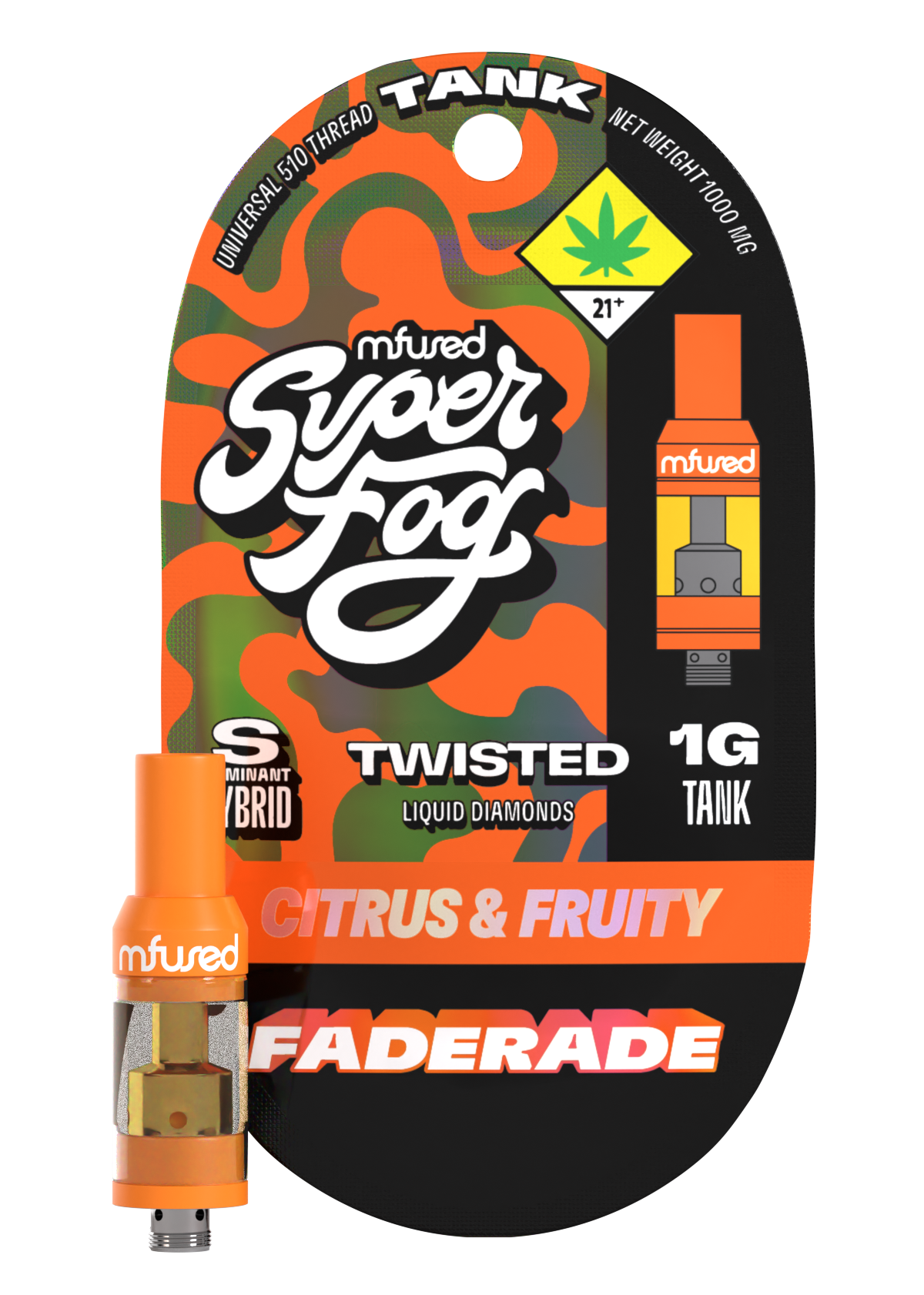 Photograph of product: Twisted - Cartridge - Faderade Tank (Sports Drink Flavored)