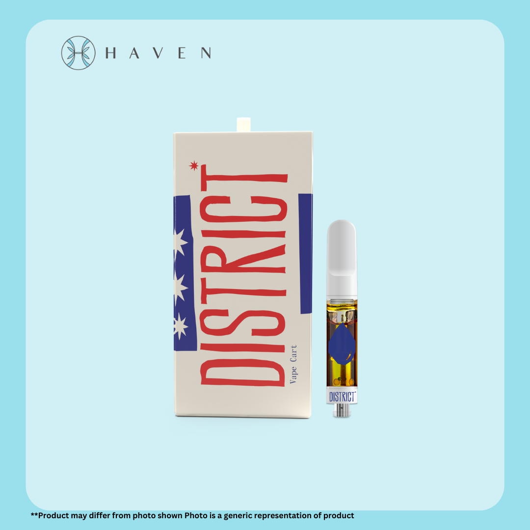 Photograph of product: 0.5g Grapeade (Vape Cart) | District Oui'd