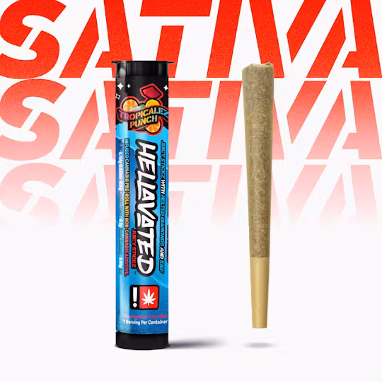 Photograph of product: Hellavated - Juicy Stickz Tropicalez Punch -.78g