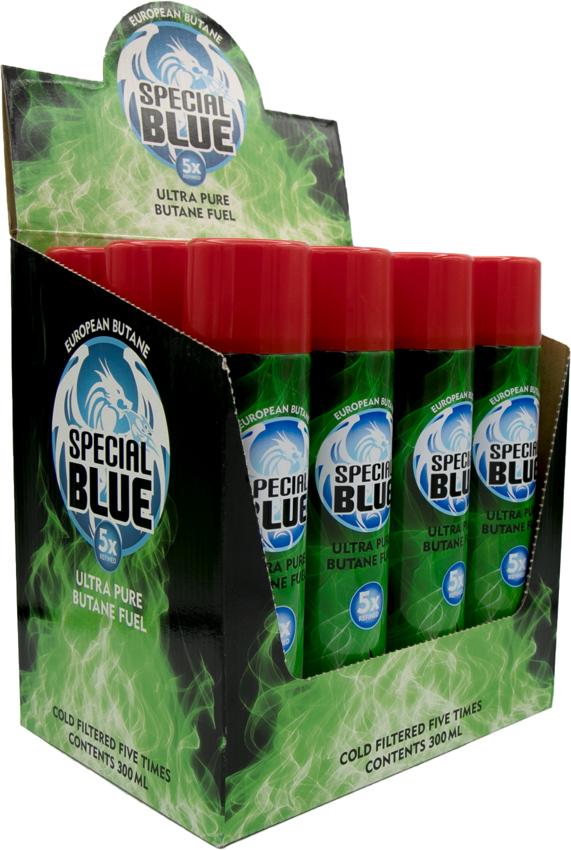 Photograph of product: Special Blue Butane Fuel