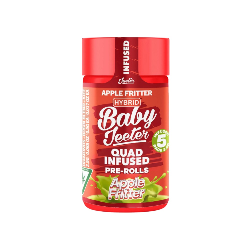 Photograph of product: 5 PACK INFUSED - APPLE FRITTER .5G - JEETER