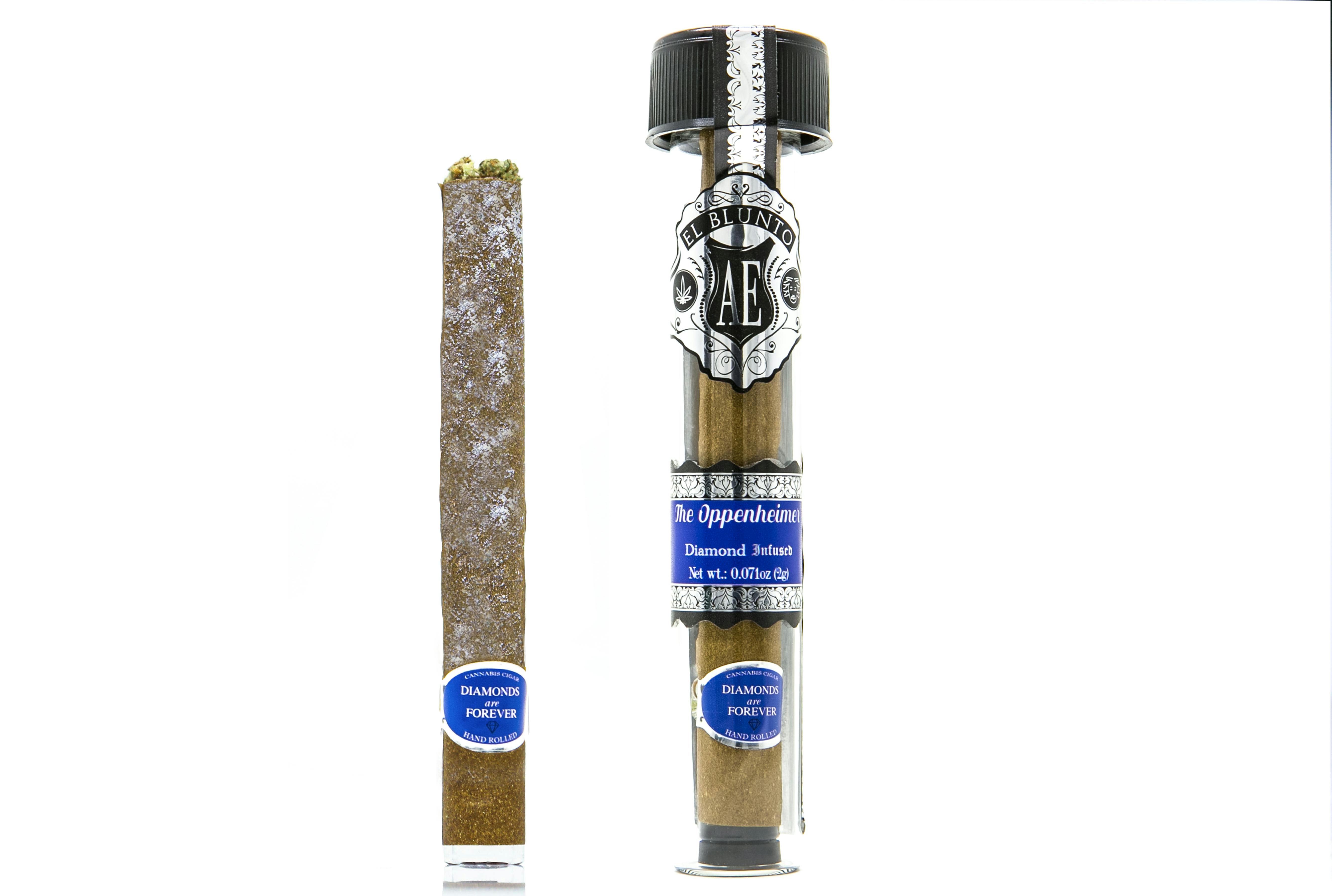 Photograph of product: EL BLUNTO - BLUNT INFUSED DIAMOND - 2G - THE OPPENHEIMER - Oui'd