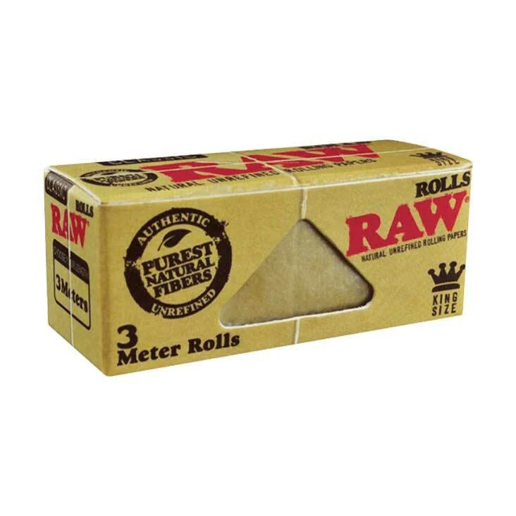 Photograph of product: Raw Rolls - 3 Meter Roll - King Size wide