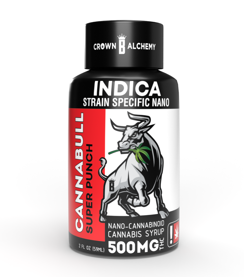 Photograph of product: Cannabull Nano Syrup | Super Punch 500-mg
