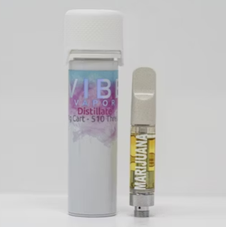 Photograph of product: Cotton Candy (H) - Vibe Oui'd - 1g Vape Cart