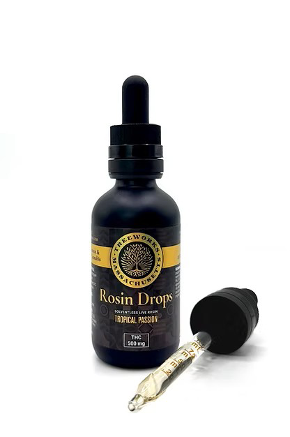 Photograph of product: Rosin Drops Tincture | 1.7oz | Treeworks - Grape Sundae