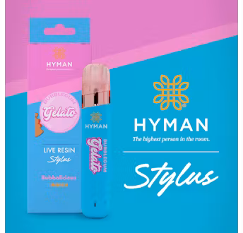 Photograph of product: Hyman| Live Resin Stylus Bubblegum Gelato