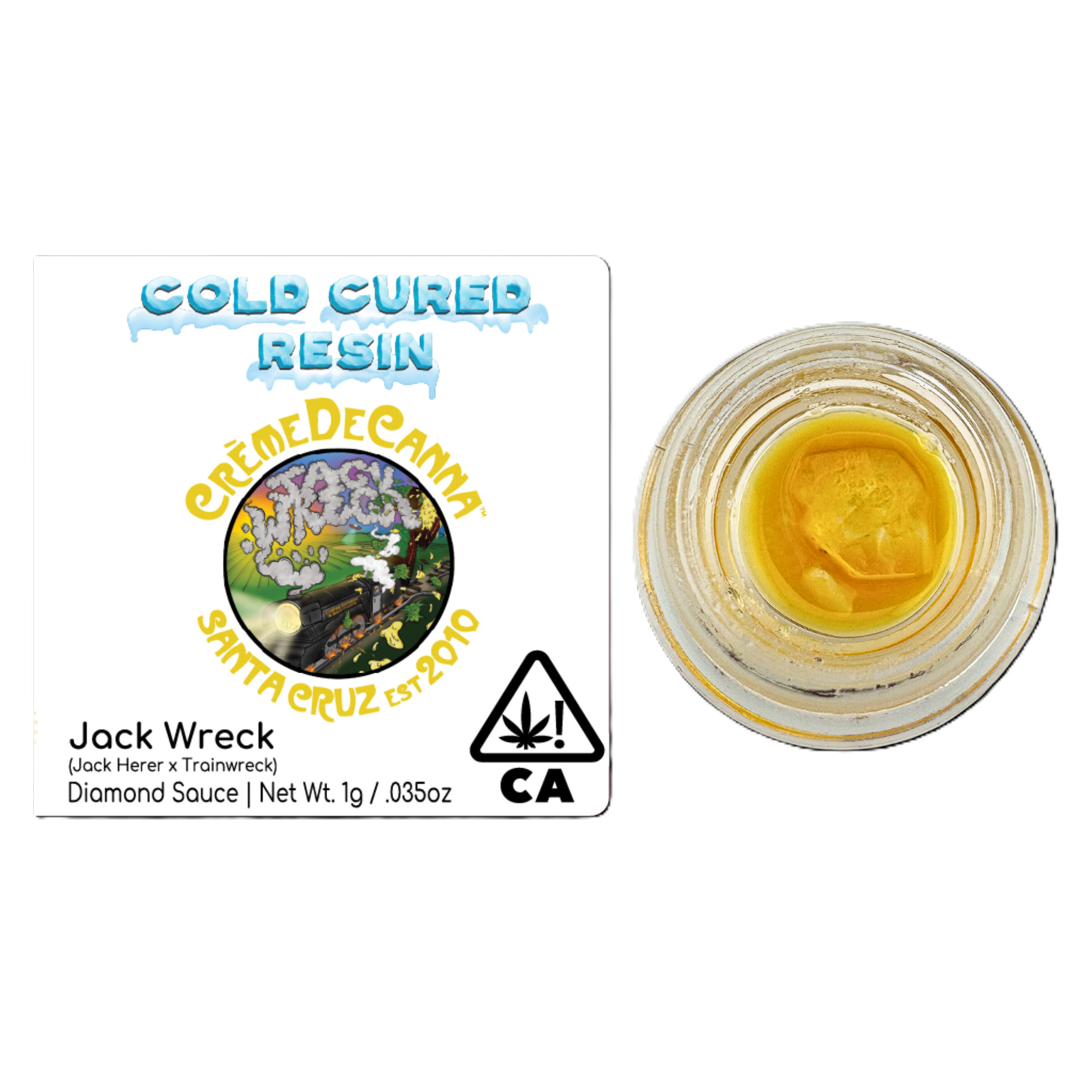 Photograph of product: Creme De Canna Jack Wreck Oui'd Diamond Sauce, 1g