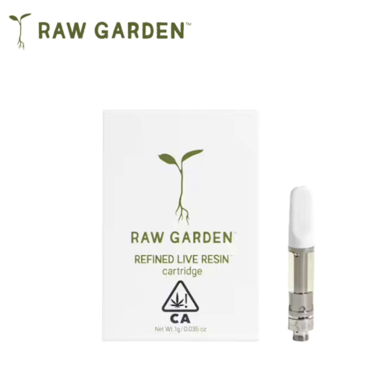 Photograph of product: CALIFORNIA KUSH 1G REFINED LIVE RESIN CARTRIDGE