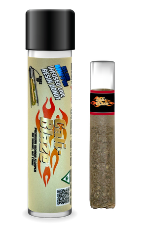 Photograph of product: Cali Blaze Glass Tip Infused Blunt Blue Muffin