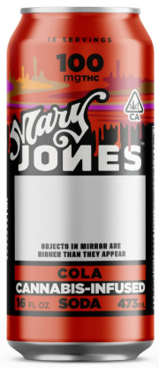 Photograph of product: Mary Jones Soda Cola 100mg