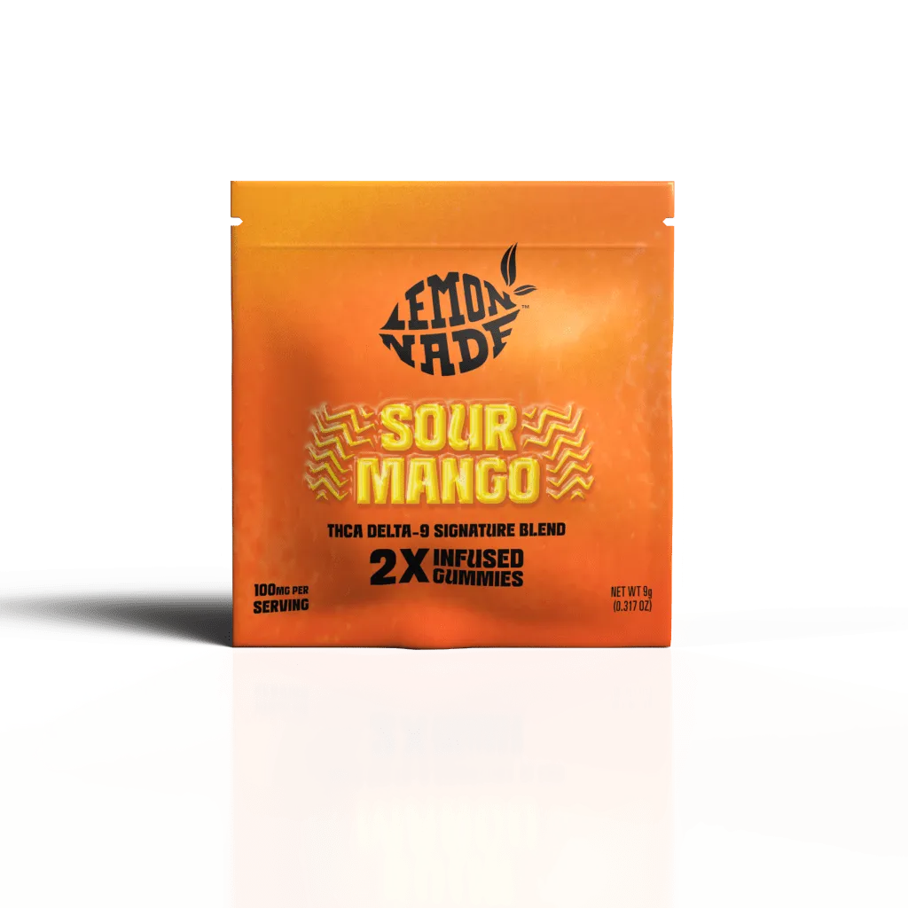 Photograph of product: LEMONNADE SOUR MANGO 10 PK GUMMIES