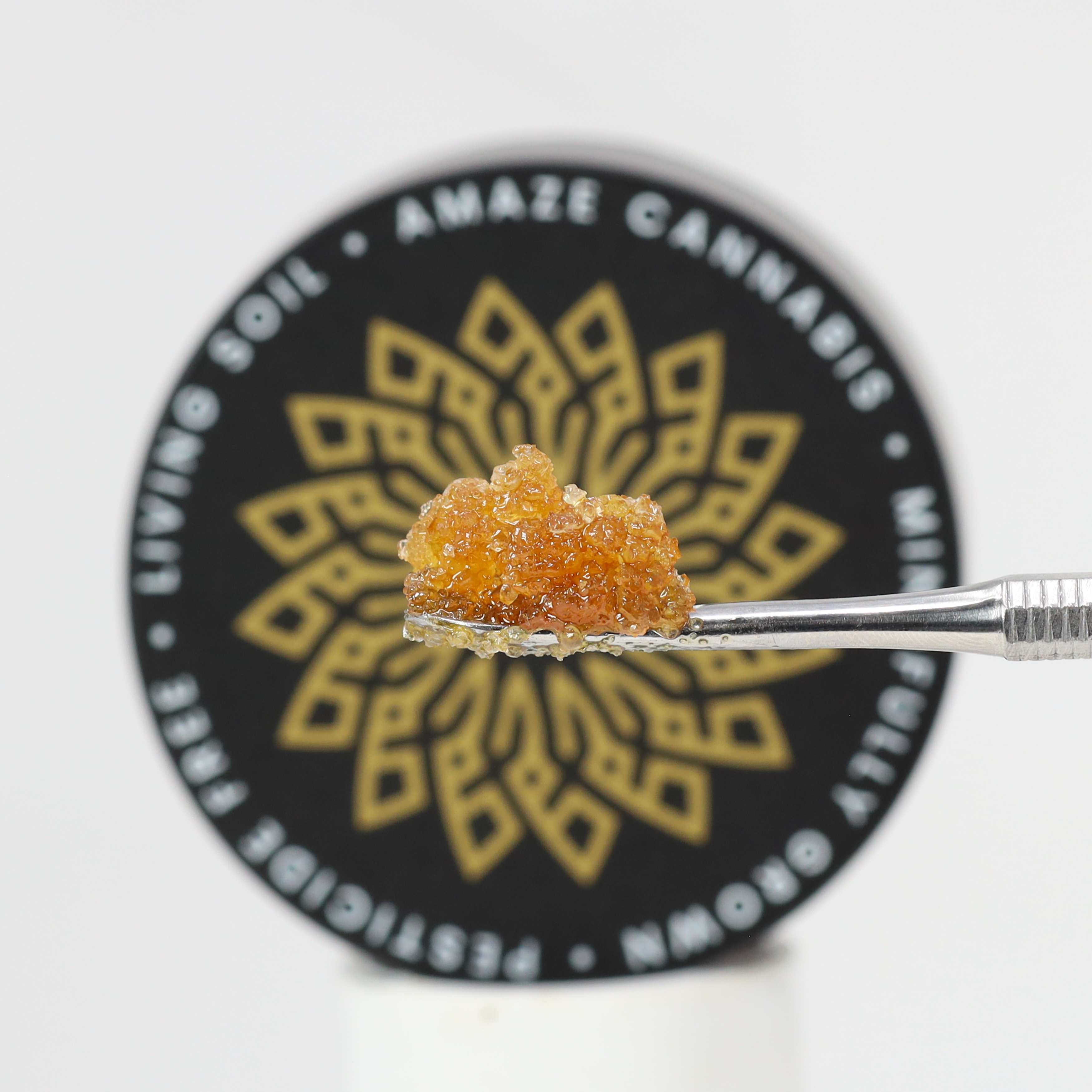 Photograph of Product: Amaze: Live Resin Concentrate | Monster Blend | Sugar | 1g