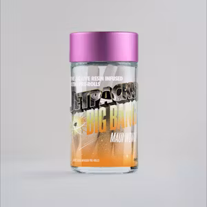 Photograph of product: Jetpacks - Big Bang Mini: Maui Wowie Diamond Encrusted Live Resin Infused (Pre-Roll) - 0.5g