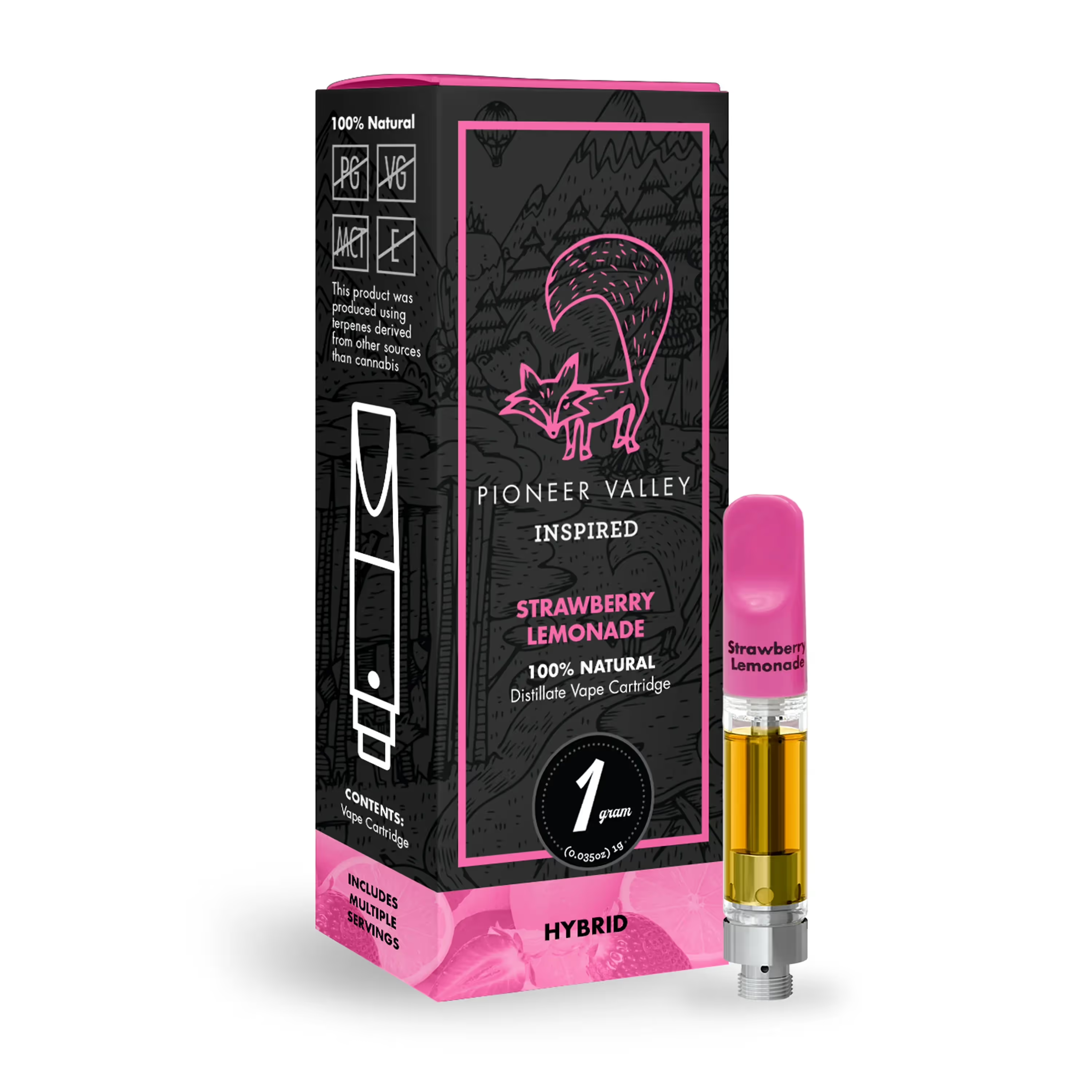 Photograph of product: Strawberry Lemonade Distillate Cartridge | 1g - Pioneer Valley