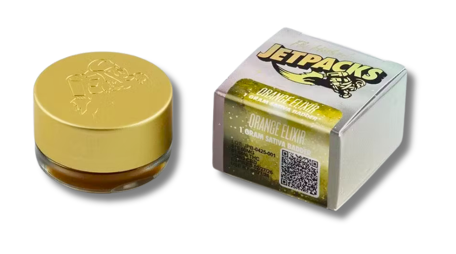 Photograph of product: Jetpacks - Orange Elixir Badder - 1g