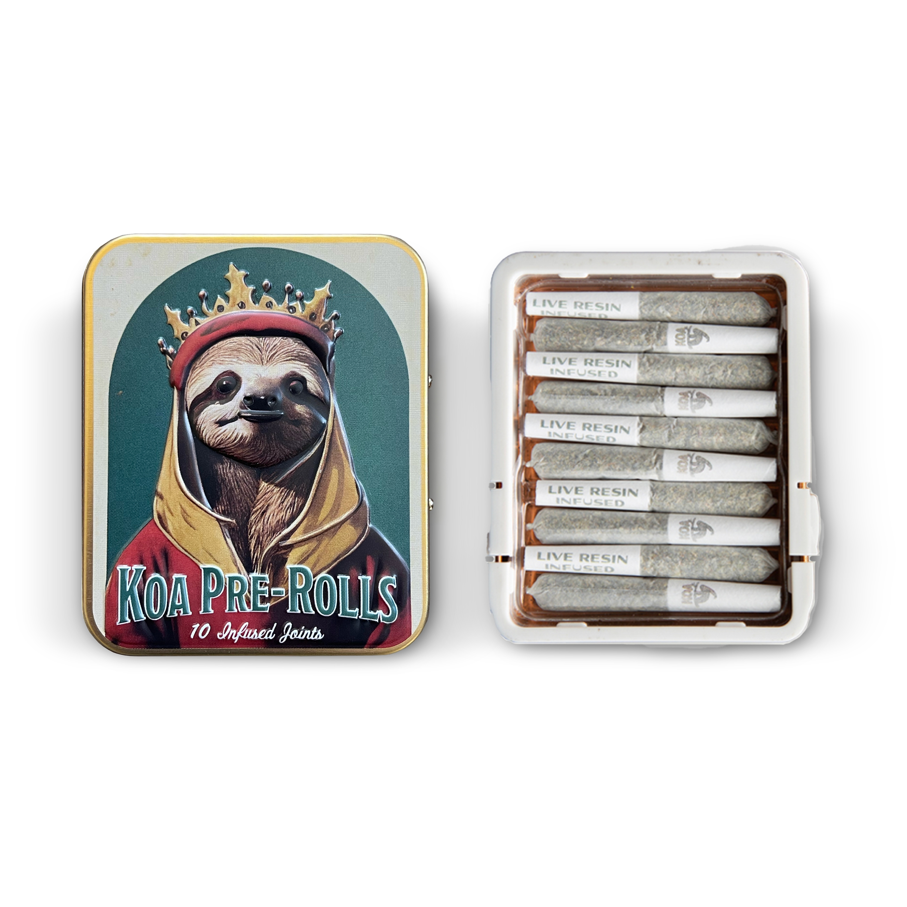 Photograph of product: Diamond Infused 10-Pack Pre-Rolls - Queen of the South