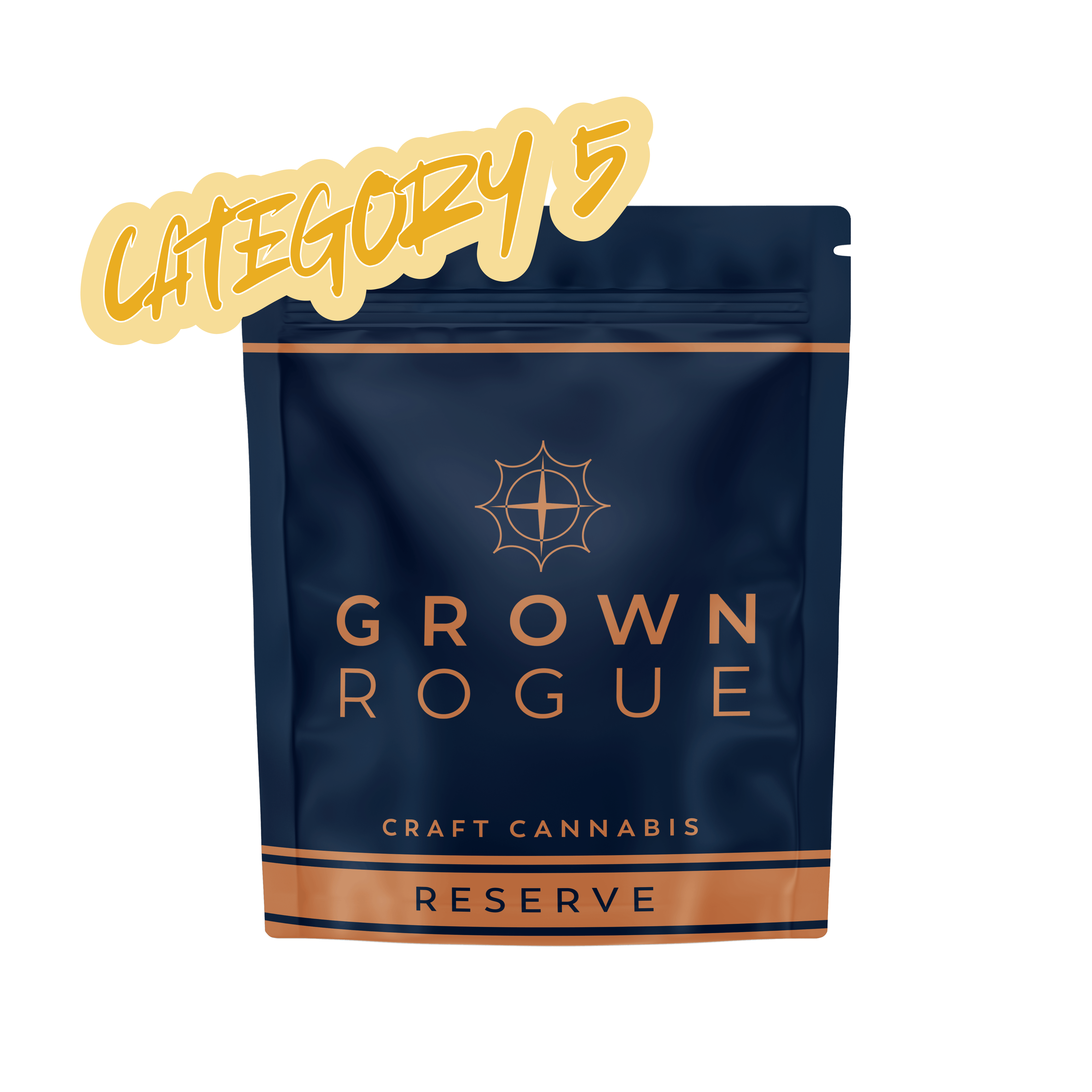 Photograph of product: GROWN ROGUE | CATEGORY 5 RESERVE FLOWER 3.5G