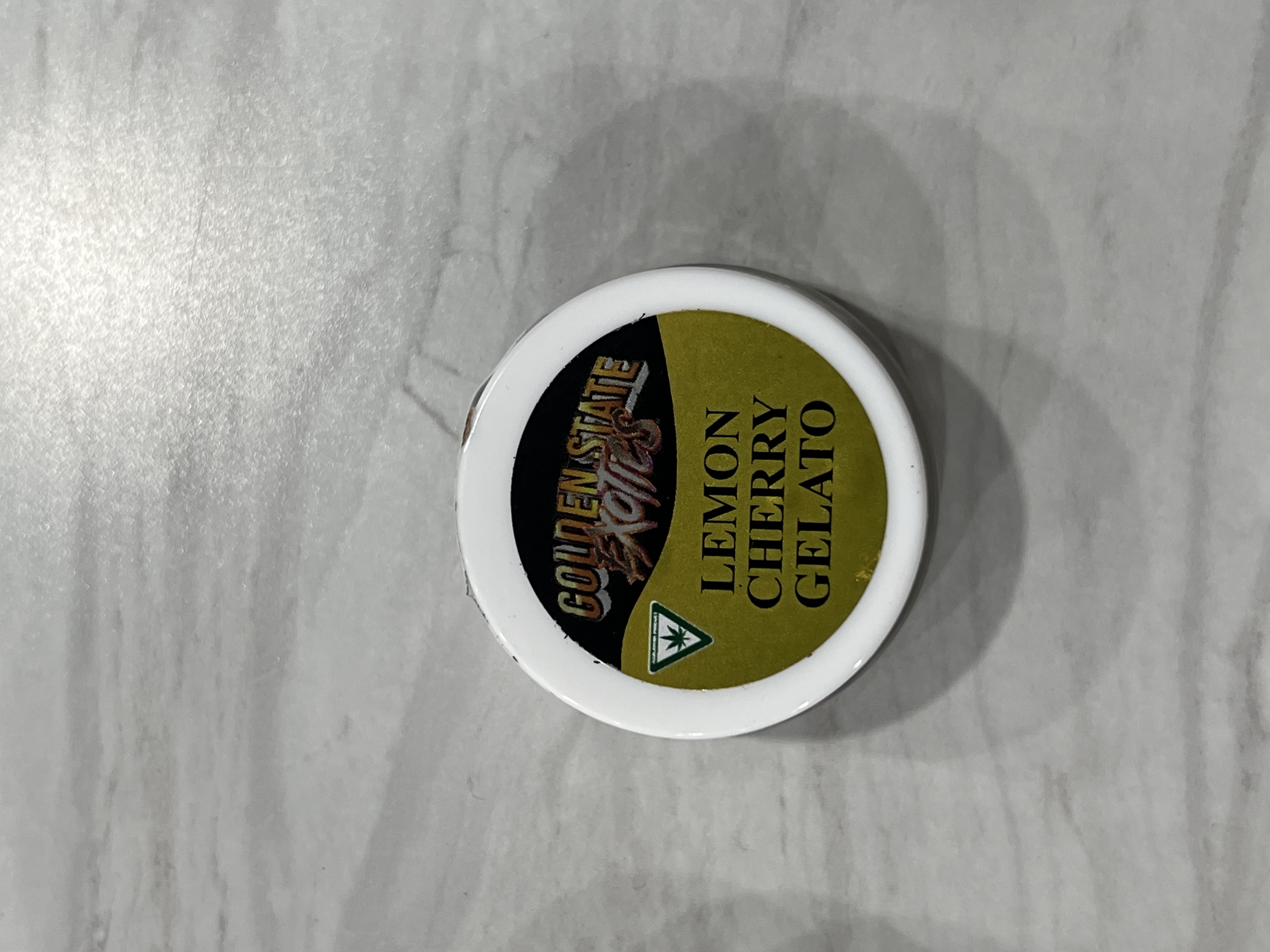 Photograph of product: Lemon Cherry Gelato Live Resin