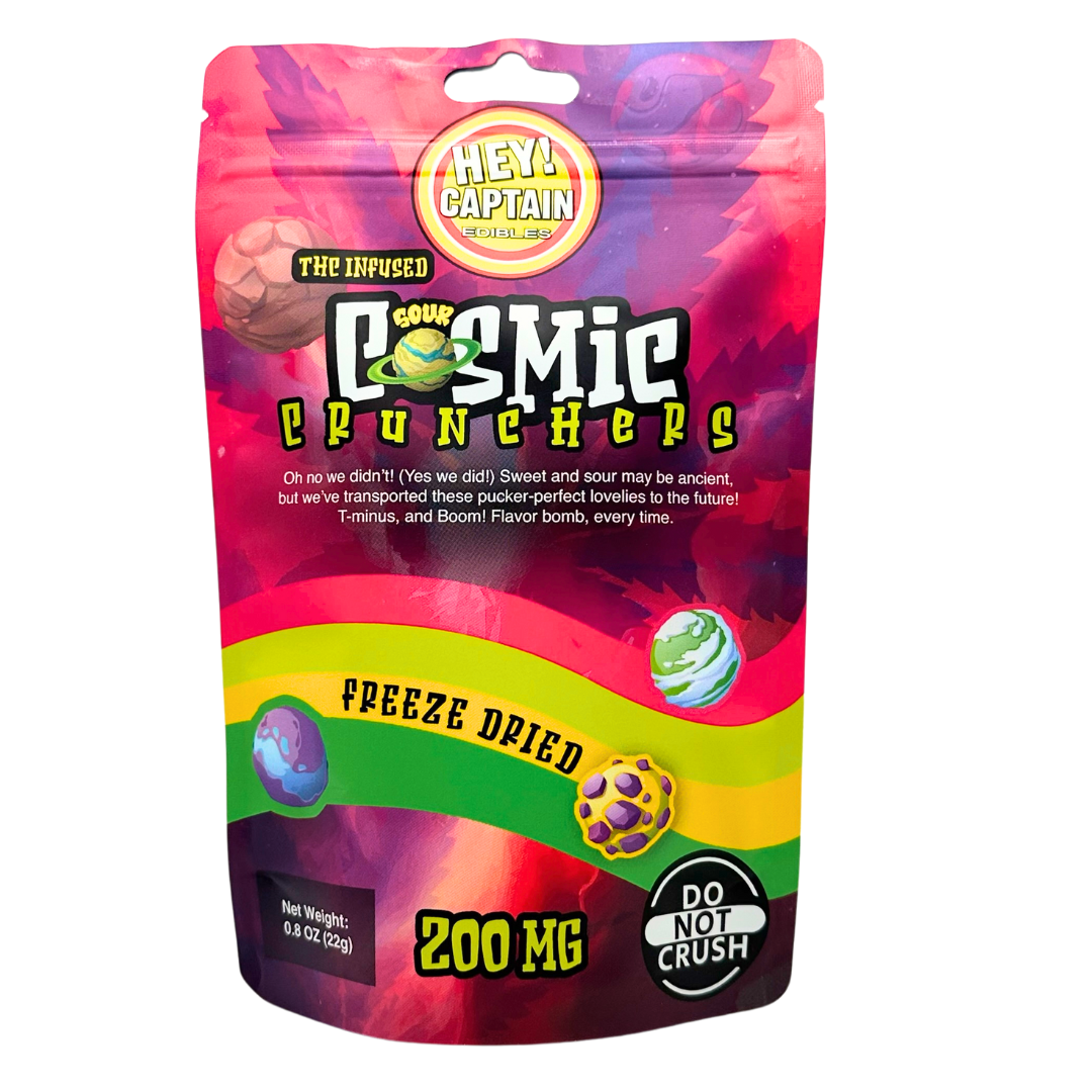 Photograph of product: Hey! Captain - 200mg Lunar Dust - Caramel Crunchies
