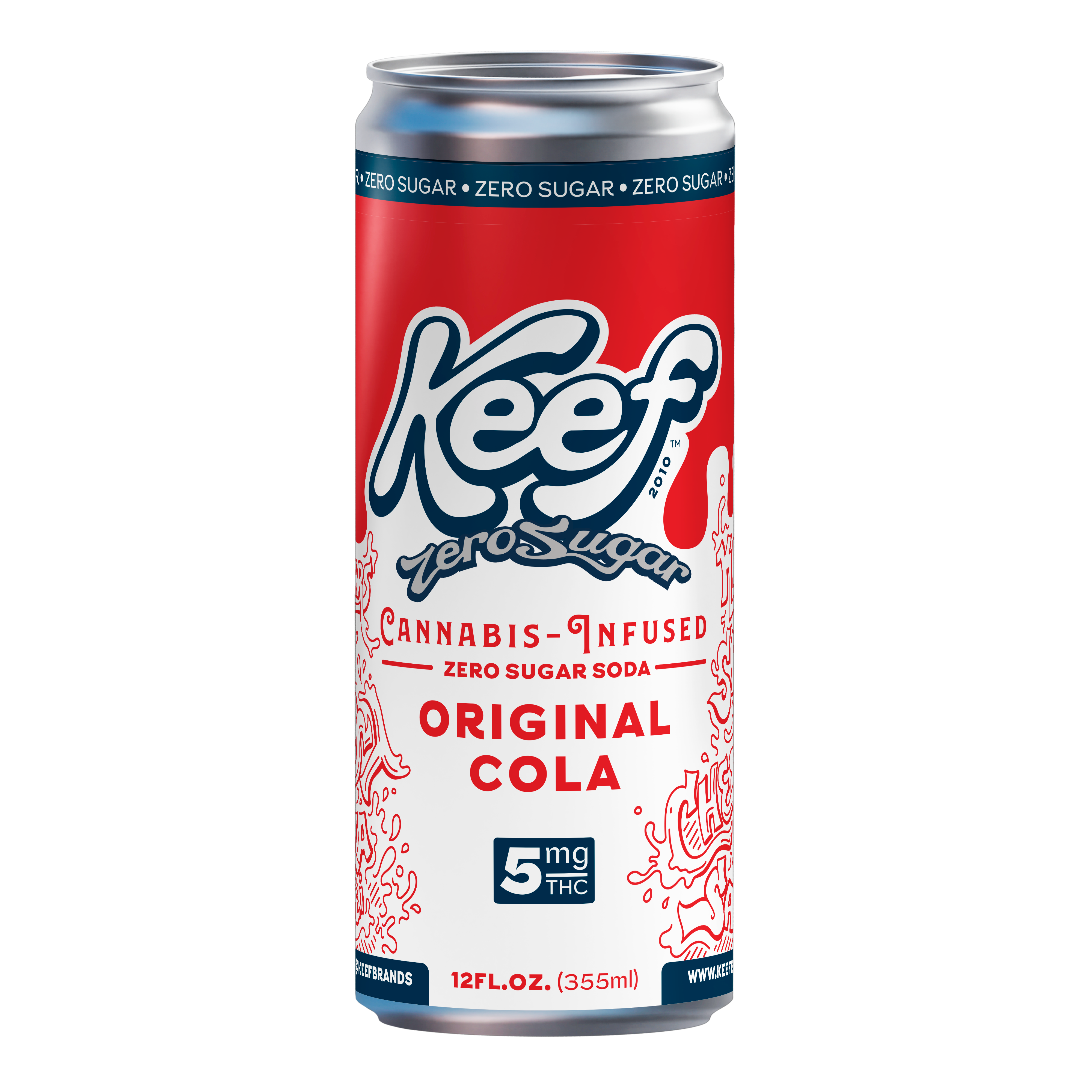 Photograph of Product: Keef Classic Soda Zero Sugar Original Cola | 5mg