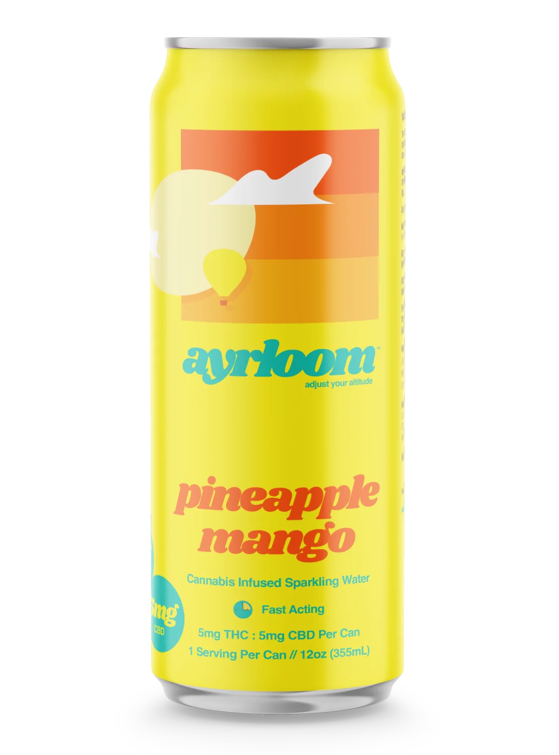 Photograph of product: Pineapple Mango Seltzer 2:1 | 12oz Beverage
