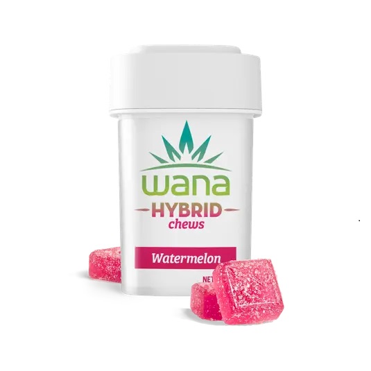 Photograph of product: Watermelon Hybrid Fruit Chews [10pk] (100mg TH-oui)