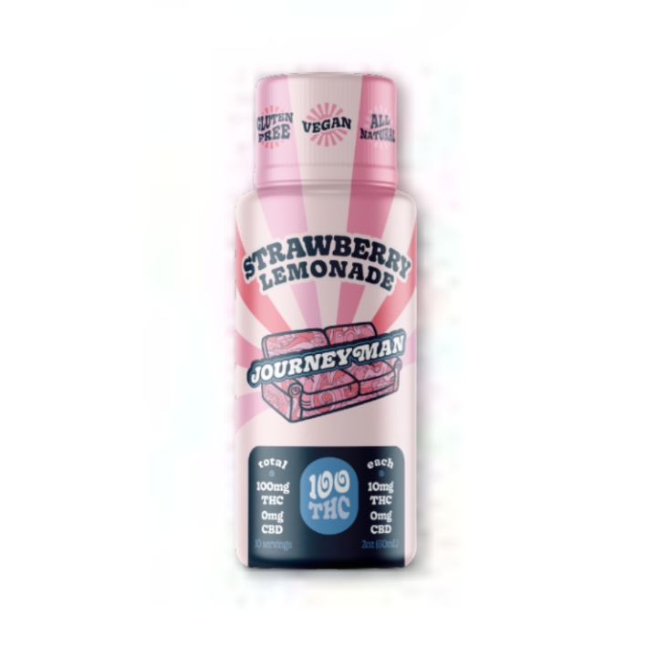 Photograph of product: CoC Journeyman Shots - Strawberry Lemonade 100mg