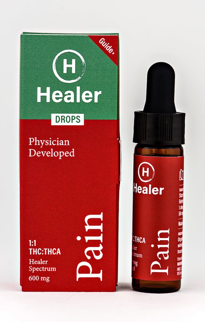 Photograph of Product: Healer - Pain - 100mg Tinc