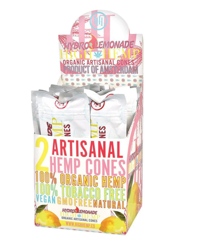 Photograph of product: High Hemp - CBD Cones 2pk - Hydro Lemonade