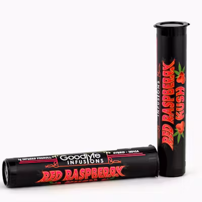 Photograph of product: GOODLYFE INFUSED PRE-ROLL | RED RASPBERRY KUSH