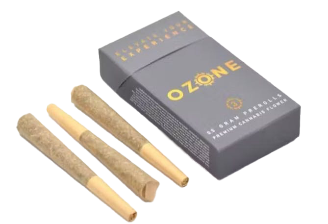 Photograph of product: Ozone | Happy Hour #21 | Pre-Roll 3 Pack | 1.5g