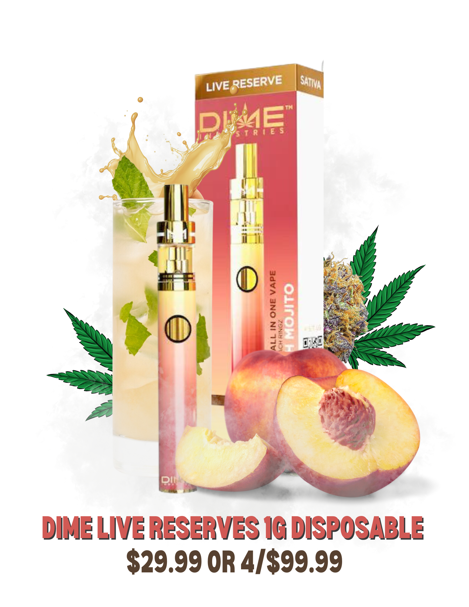 Photograph of product: Dime - Balanced Line Disposable - Mowie Wowie