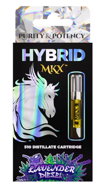 Photograph of product: MKX | Lavender Diesel | Vape Cart | 1g | Hybrid