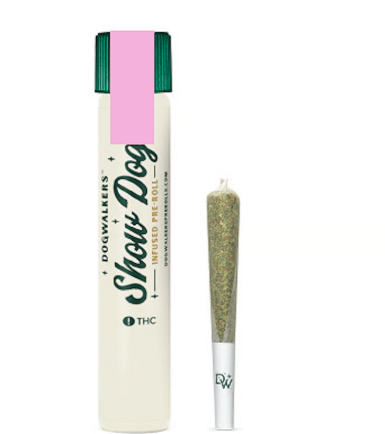 Photograph of product: Dogwalkers Show Dogs - White Fire OG - - Infused Preroll