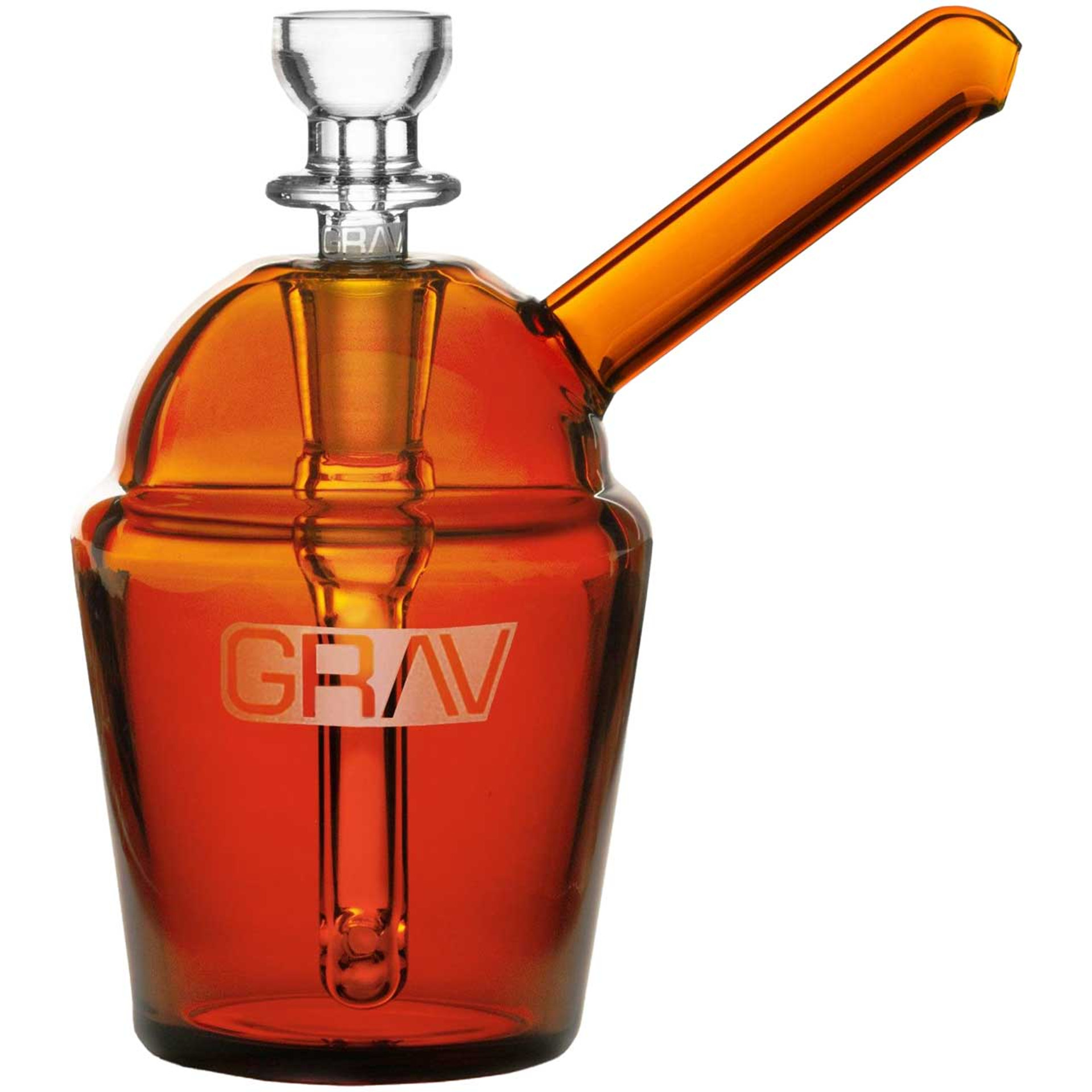 Photograph of product: GRAV - Slush Cup Pocket Bubbler - Amber