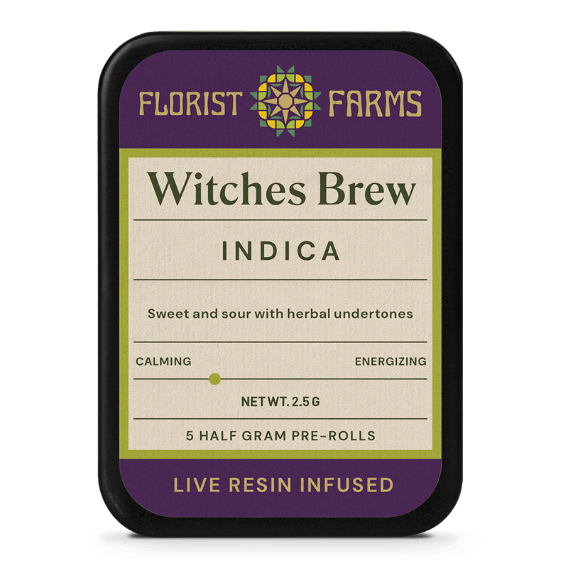 Photograph of product: Florist Farms - Witches Brew (5pk-.5g joints) - PreRolls