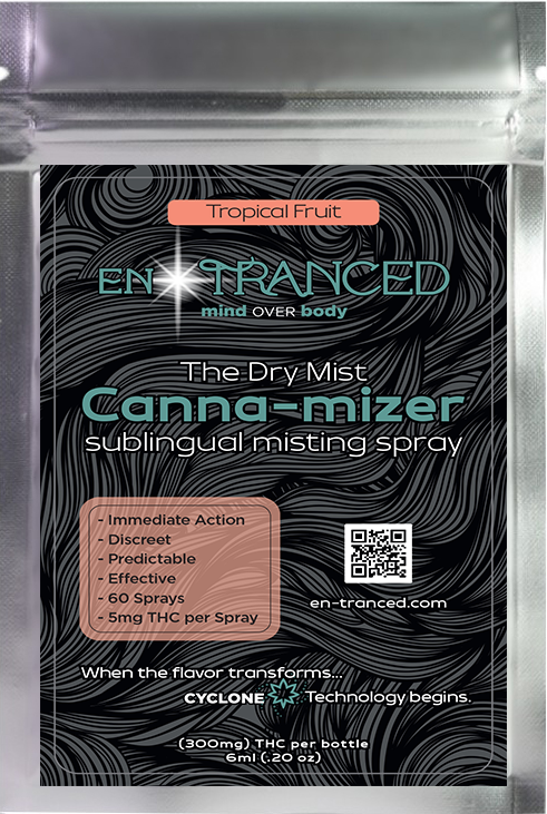 Photograph of product: Tropical Fruit Dry Mist Canna-Mizer Spray | 300mg