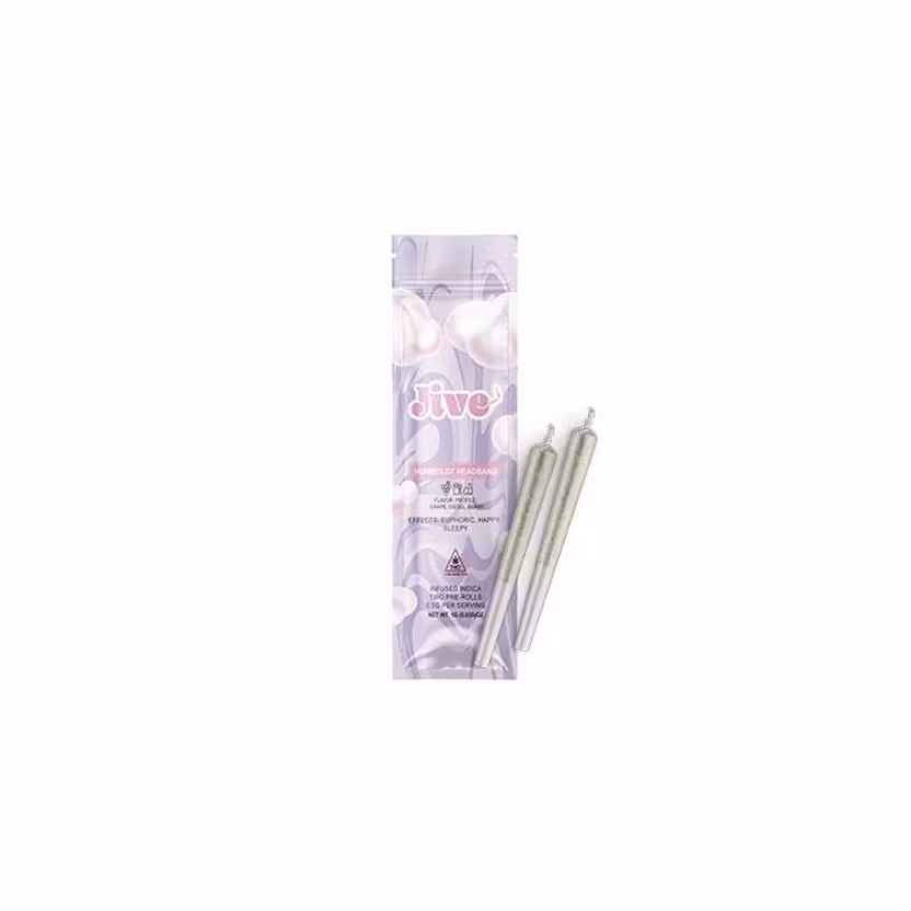 Photograph of product: Jive - Humboldt Headband (I) - 17.86% - Preroll 2pk - 1g