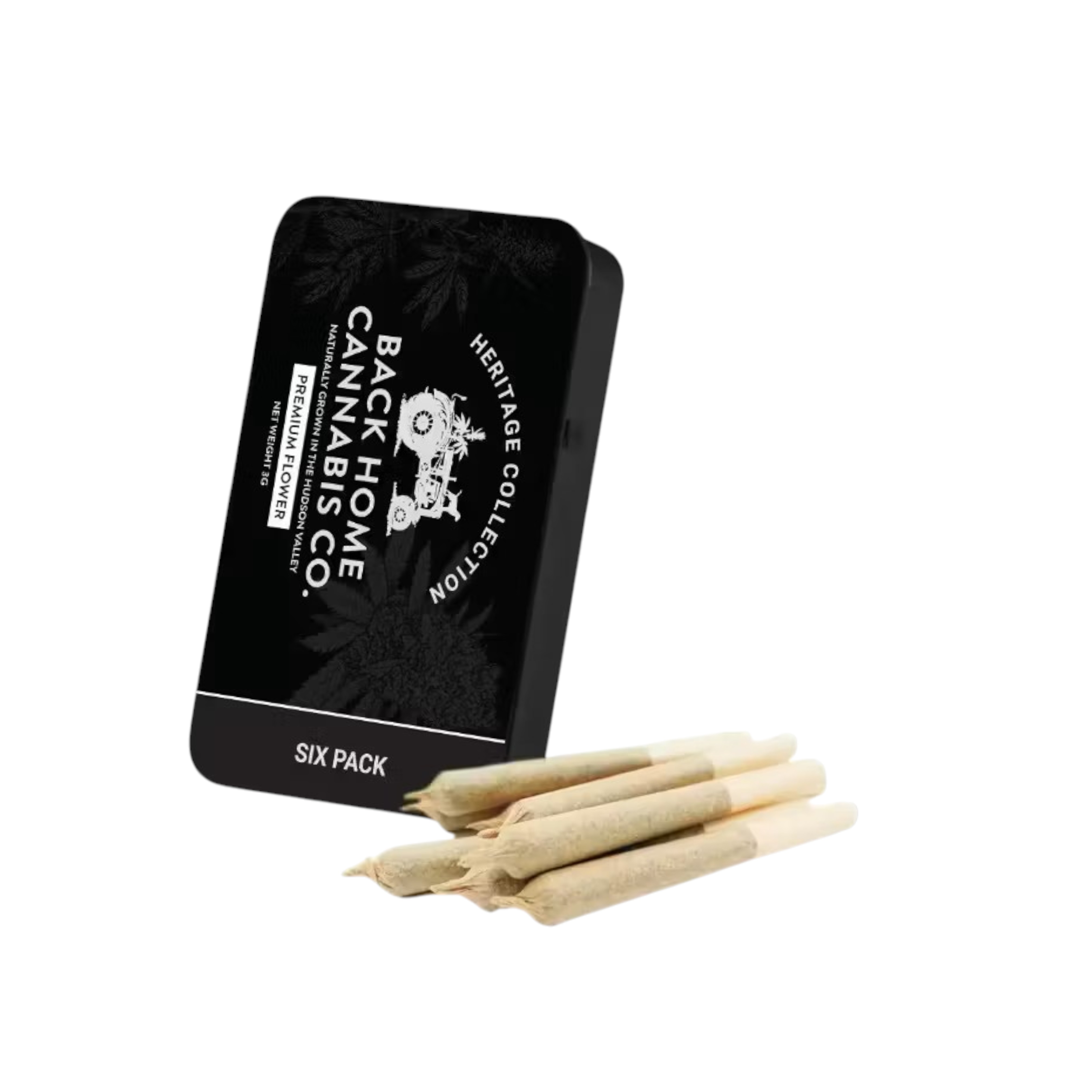 Photograph of product: Back Home Oui'd White Widow 6pk Prerolls