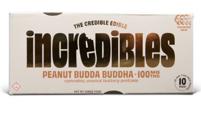 Photograph of product: Incredibles Chocolate | Peanut Butter Buddah | Edible | 100mg